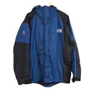 The North Face Summit Series Gore-Tex XCR Jacket Mens Large‎ Blue Hooded Shell